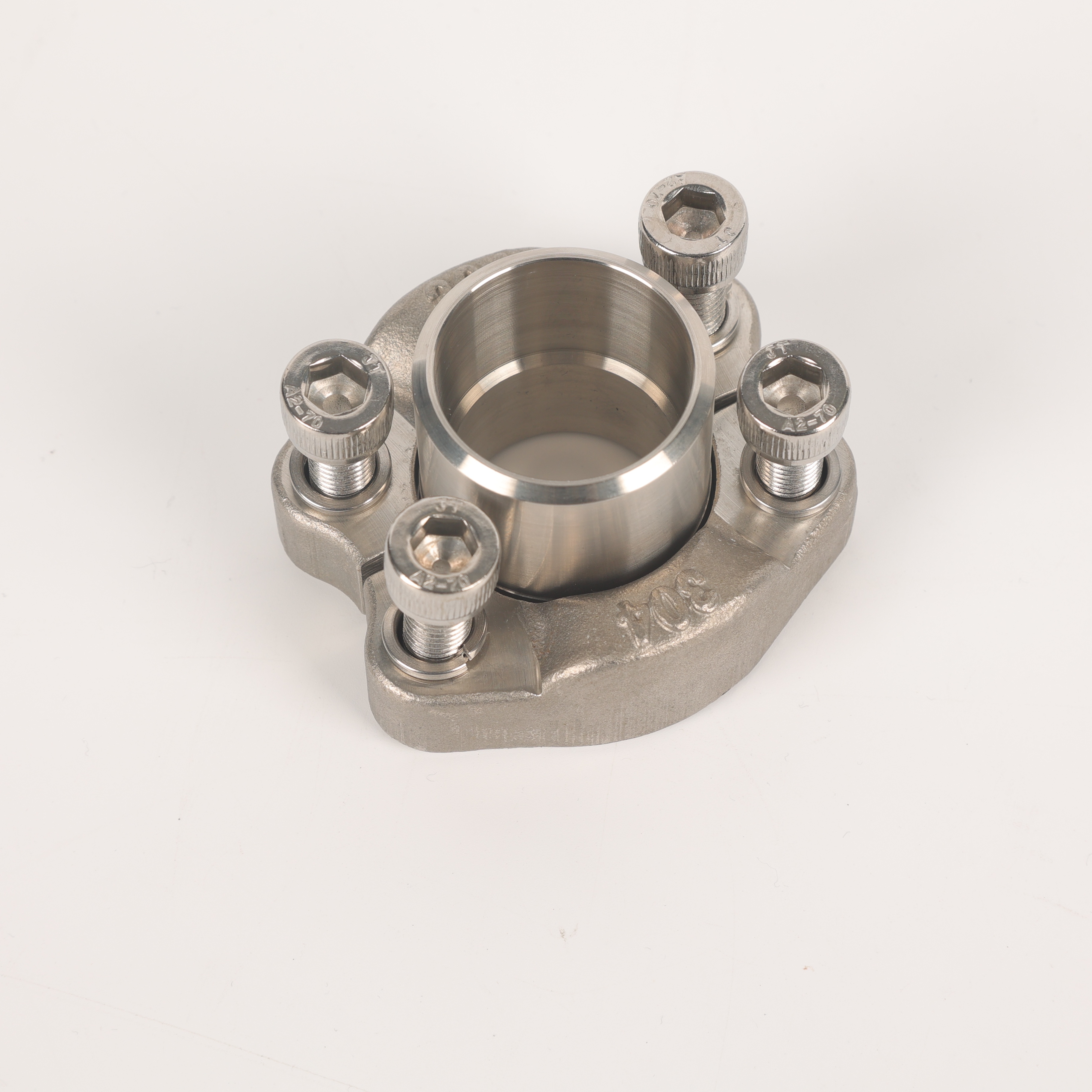 Hot Selling SAE Weld Neck Flange Stainless Steel Forged Polished with Locking Elements for Engineering Machinery