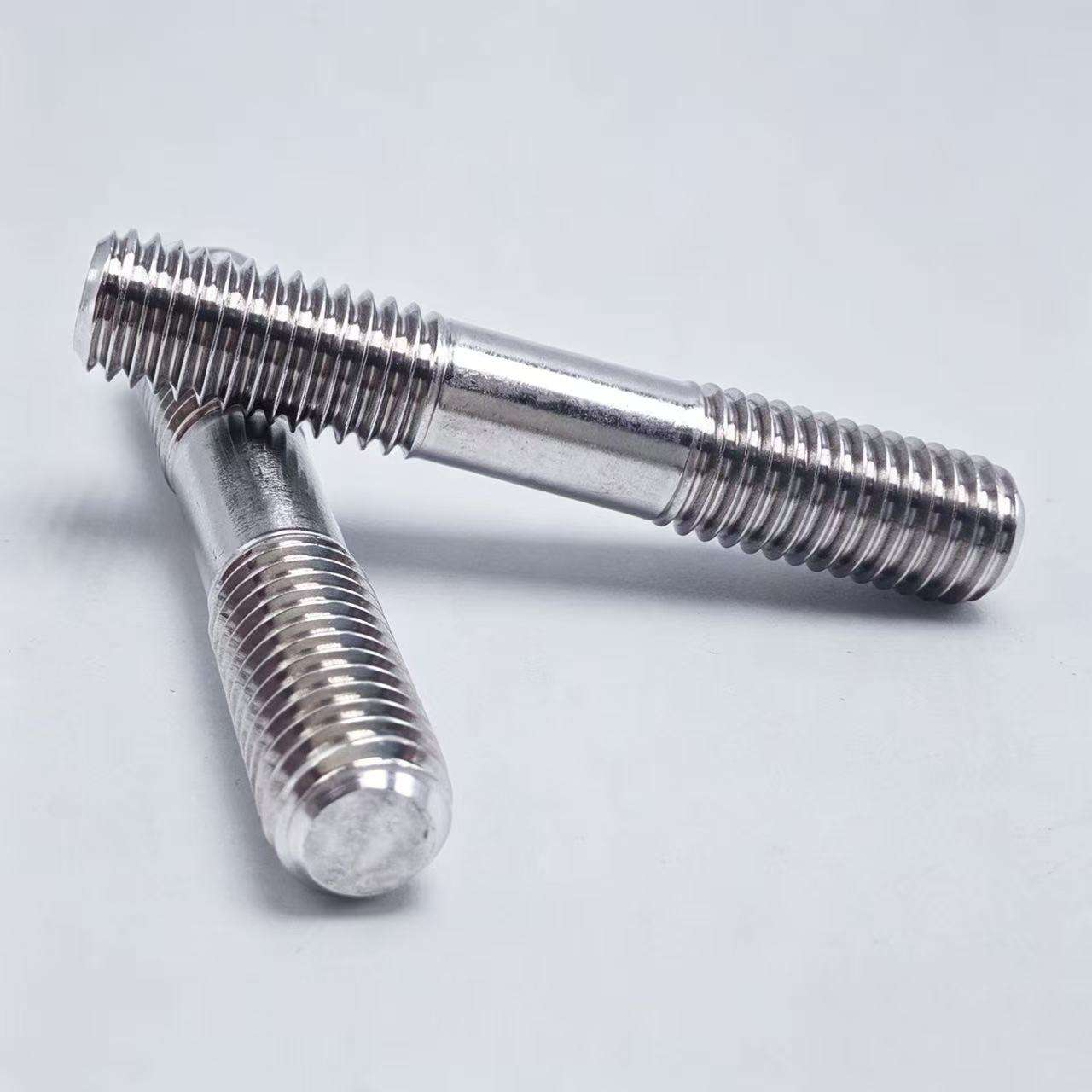 Stainless Steel 304 A2-70 Plain M10x40 Double End Stud Bolts for Marine Chemical