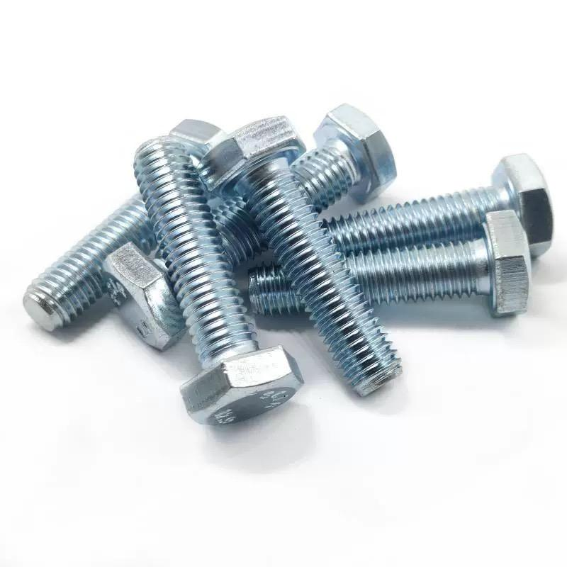 A325 Grade 8.8 Hex Bolt Nut DIN931/DIN933 Standard Carbon Steel Galvanized Surface Treatment High Tensile Bolts