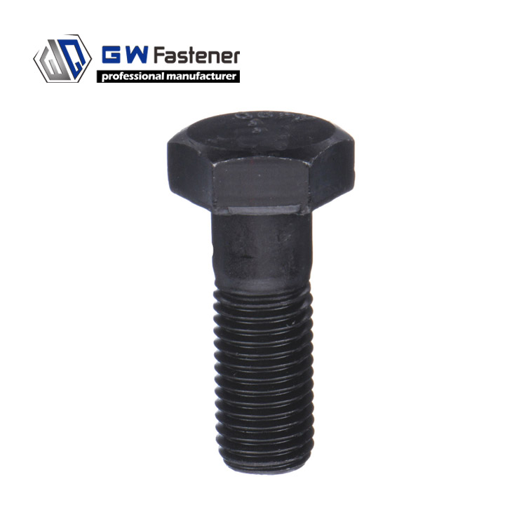 ASTM A490 Heavy Hex Structural Bolts Grade Class 12 Steel Black/Plain/HDG Finish ASME B18.2.6 Standard