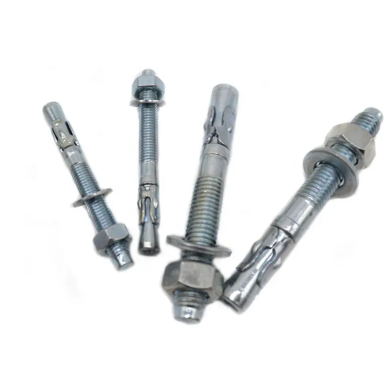 High Anchor Standard Durable Treatment Galvanized 4.8 6.8 8.8 Grade Carbon Steel M8 Wedge Anchor Bolts