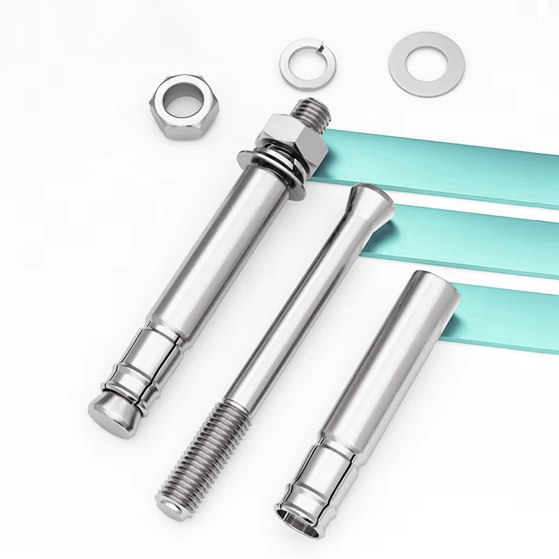 High Strength 304/316 Stainless Steel Rear Mechanical Anchor Bolt Secondary Anchor Single/Double Pipe Expansion Bolt