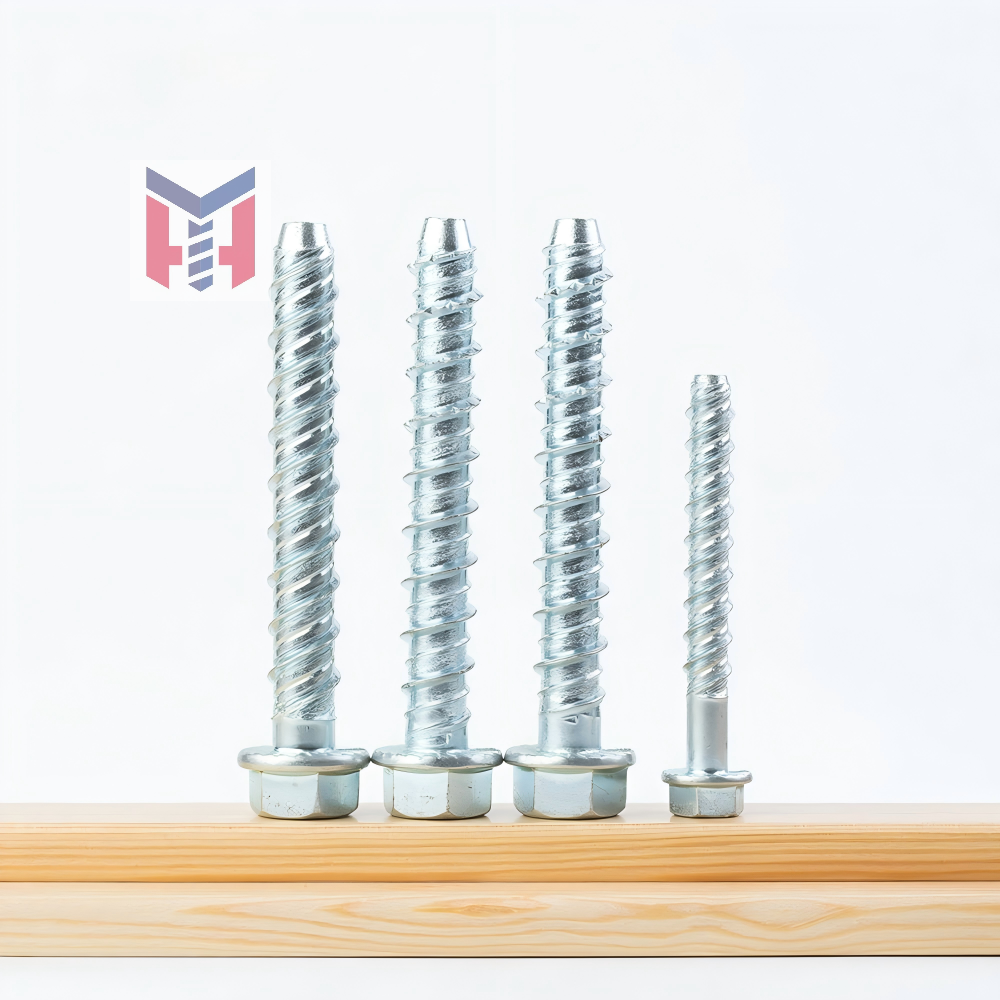 Carbon Steel Concrete Anchor Bolts DIN Standard - Zinc Plated Wedge Expansion Bolts for Heavy Duty Construction