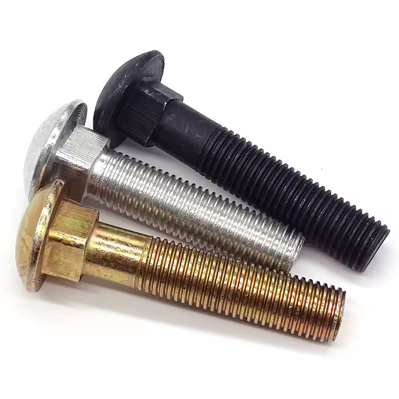 China Manufacturer's M10 M12 M18 M20 A2-70 Stainless Steel Carbon Steel Square Neck Carriage Bolt Plain Finish DIN 603 Standard