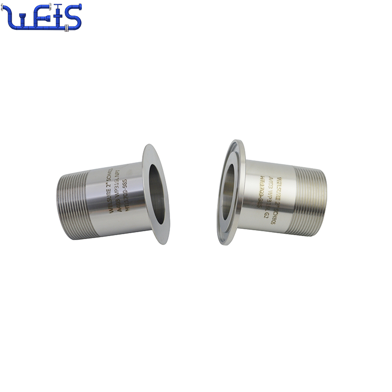 Alloy Carbon Steel Lap Joint Flange Pipe Fittings 6" SCH10S Stub End Stainless Steel WP316/316L Forging 50mm 10mm 12mm 30mm