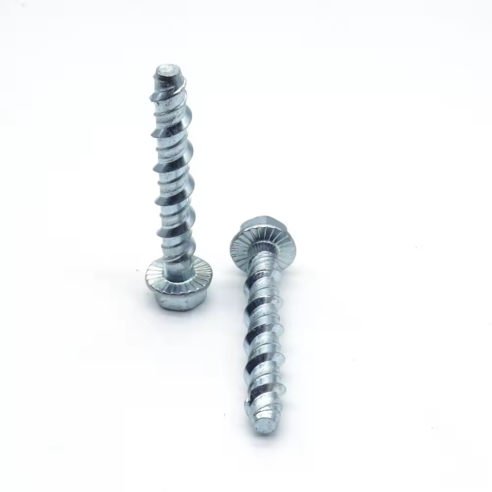Concrete Thread Self Cutting Anchor Bolt Bolts Hexagonal Flange Cement Screws Self Tapping Anchor Bolts