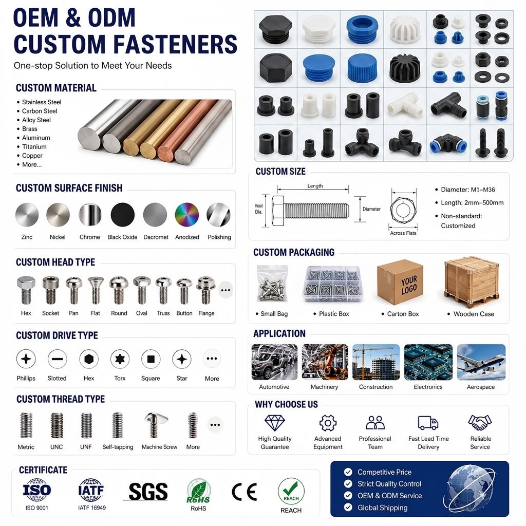Custom CNC Titanium Fasteners GR5 Aerospace Grade Titanium Bolts for Racing & Industrial Use - OEM/ODM Wholesale Solutions