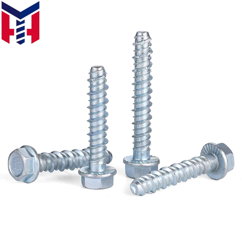 Carbon Steel Concrete Anchor Bolts DIN Standard - Zinc Plated Wedge Expansion Bolts for Heavy Duty Construction