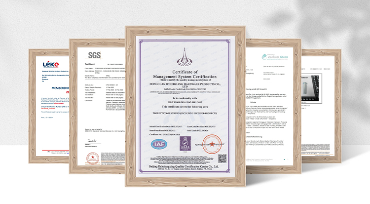 Certificates and Qualifications