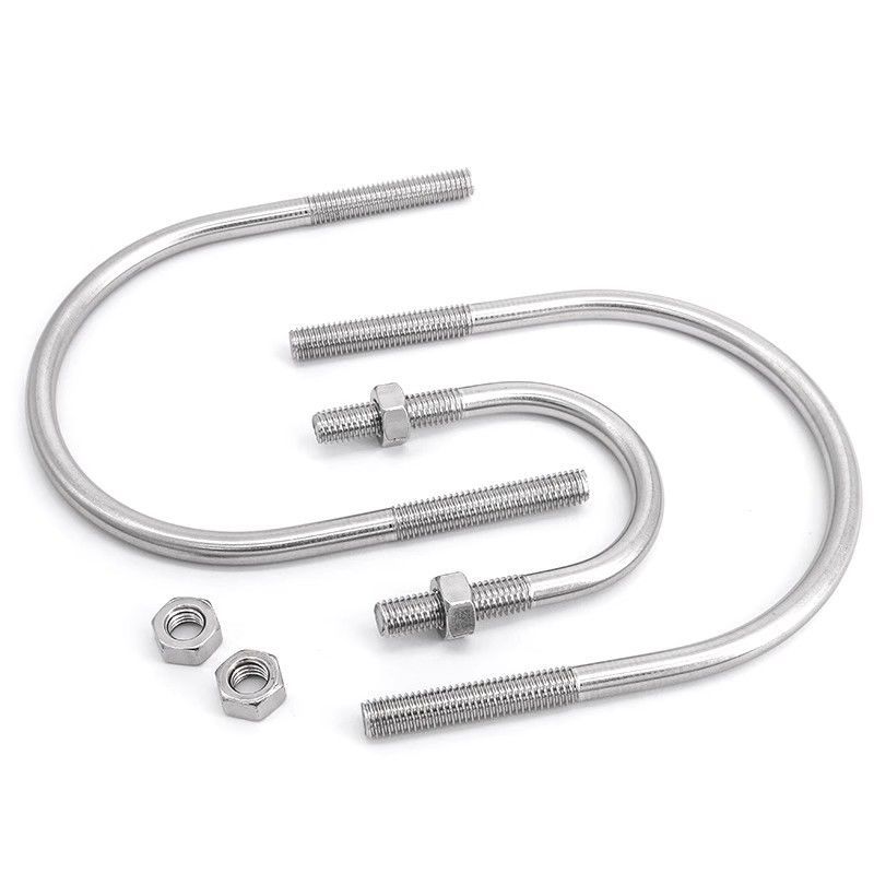 M8 M10 SS304 Eye Bolt Bent Anchor Hook Pipe Clamp Leaf Spring Trailer Triton Gi Bridge U Bolt M6 Truck Hongyang Lowes With Plate