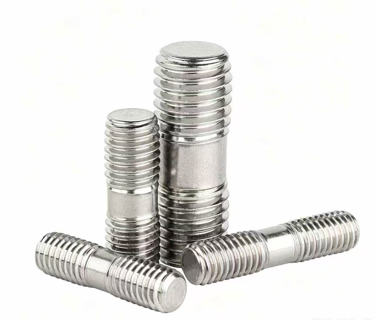 Stainless Steel 304 A2-70 Plain M10x40 Double End Stud Bolts for Marine Chemical