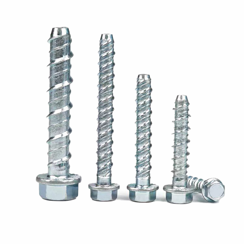 Carbon Steel Concrete Anchor Bolts DIN Standard - Zinc Plated Wedge Expansion Bolts for Heavy Duty Construction