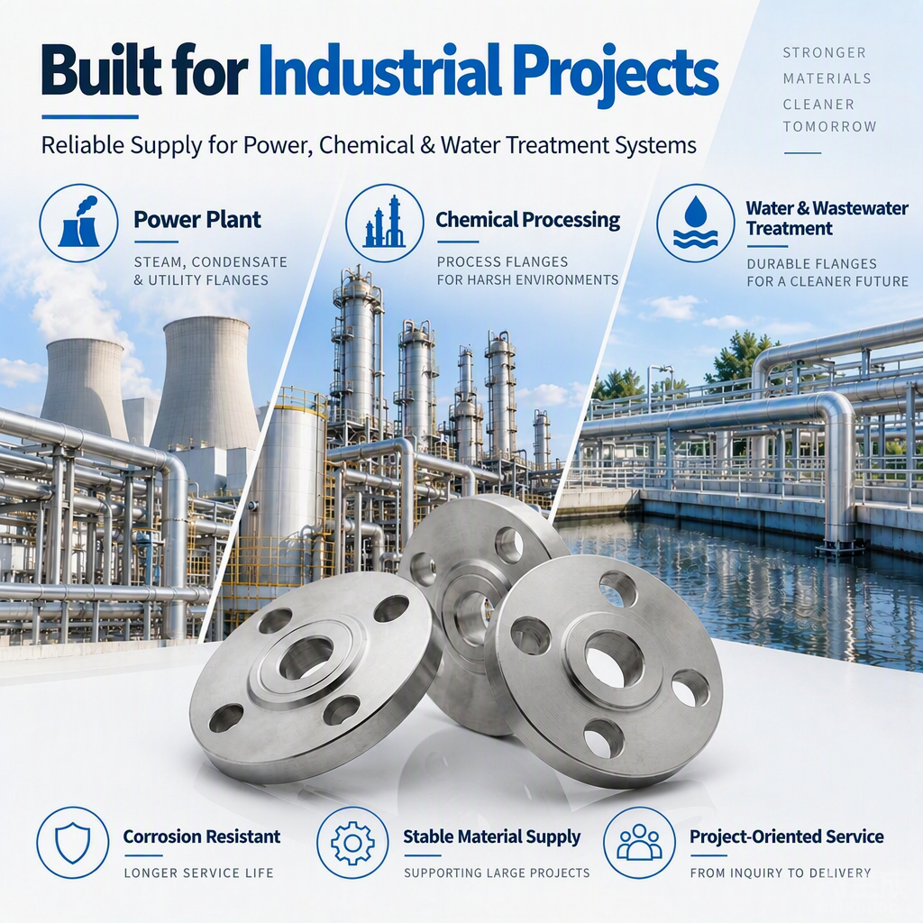 Duplex 2205 Stainless Steel Pipe Flange Connection For Water Valves
