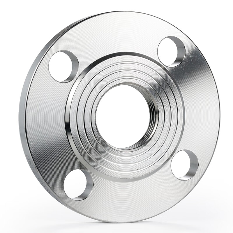 Factory Direct Ronghui Stainless Steel Polished Threaded Flange with High Precision Good Quality for Food Grade Applications