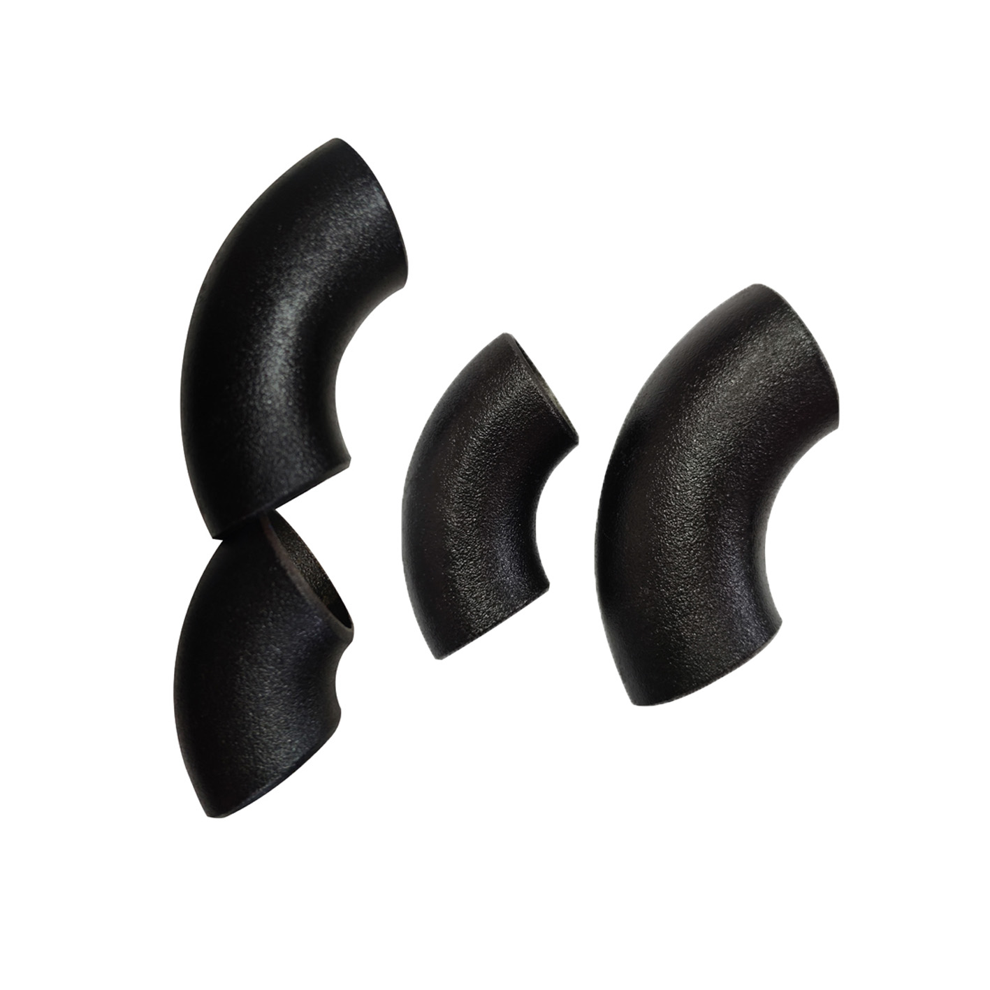 ASME B16.9 Seamless 90deg SCH40 Elbow Pipe Fittings Black Paint Long Radius LR Short Radius SR