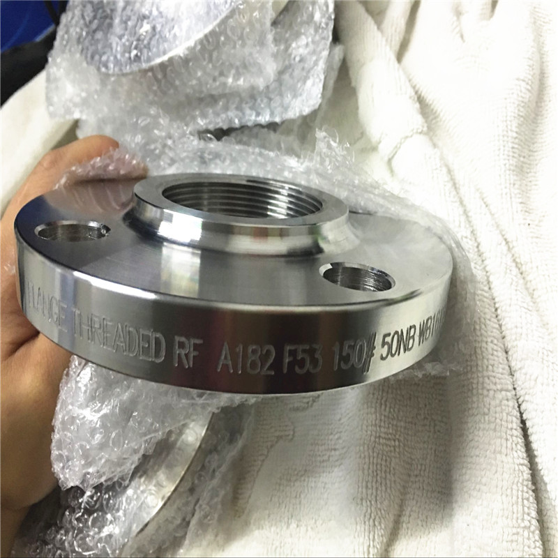 Food Grade High Quality ASME B16.5 1/2" 3/4" 1" S32750Threaded Flange Duplex Flange Class150 Class300 Class400 Class600