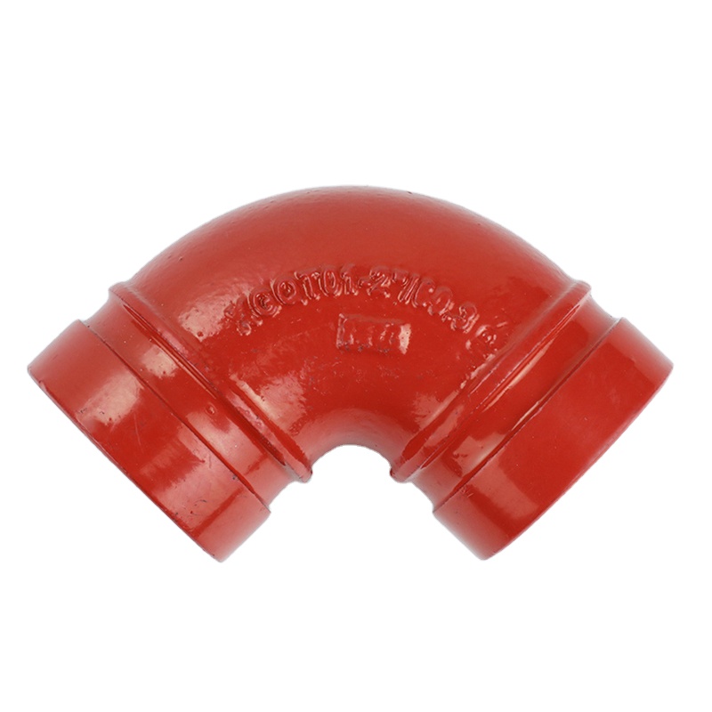 Grooved Elbow Customized Ductile Iron Grooved Elbow 1-12 Inch FM UL Certified for Firefighting System