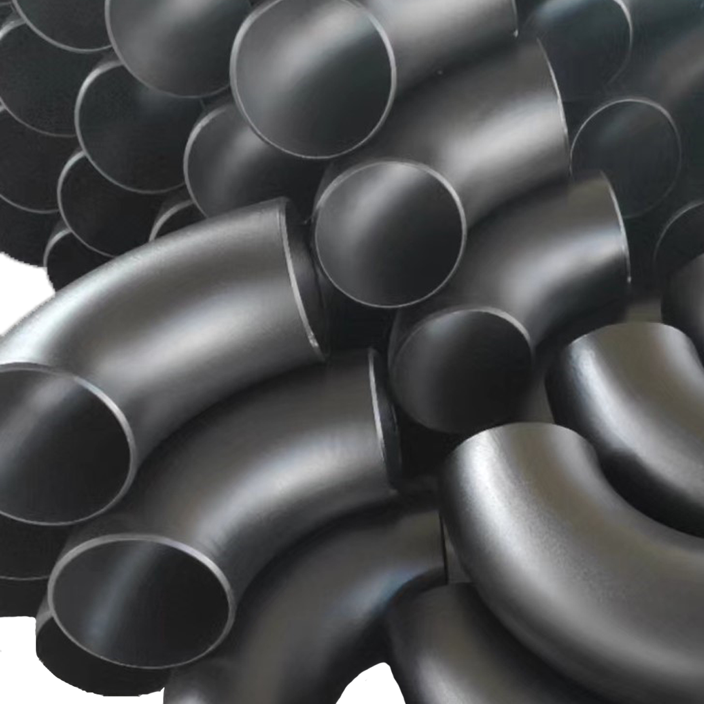 ASME B16.9 Seamless 90deg SCH40 Elbow Pipe Fittings Black Paint Long Radius LR Short Radius SR