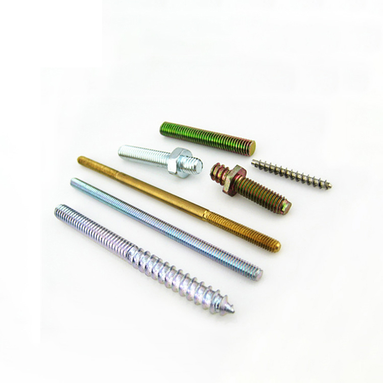 Steel Zinc Plated Double Sided Stud Bolt View 4