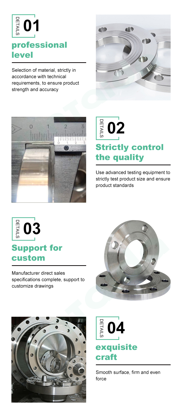 DIN ANSI 150LB PN16 Pipe Stainless Steel 304 316 316L Forged Plate Carbon Steel Flanges