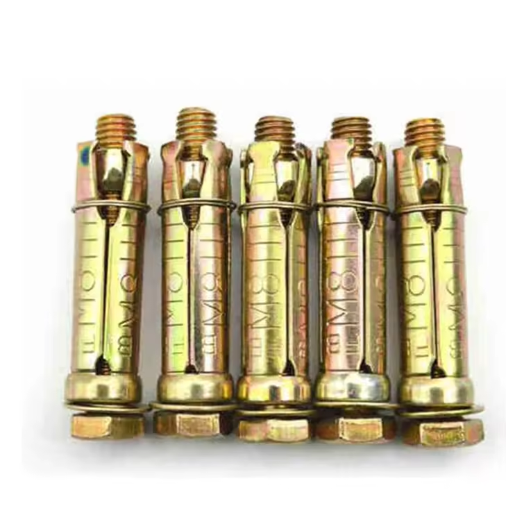 Hex Bolt Sleeve Anchors With Washer 4Pcs Fix Anchor Carbon Steel Zinc Plated Rawl Anchor Bolts