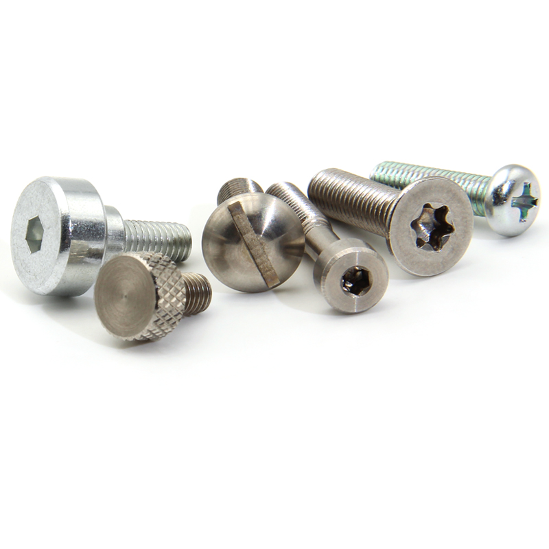 JeaSnn China Supplier Custom Made Carbon Steel with Nickel Plating Bolt and Nut, Customized Flat Head Hex Shoulder Screws
