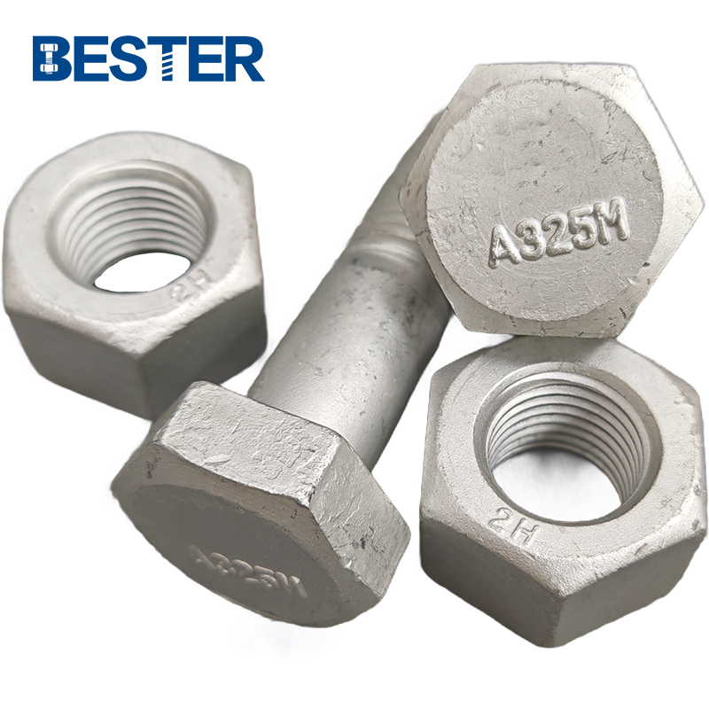 Galvanized A307 M33 M36 Grade 8.8 10.9 12.9 DIN933 DIN931 ASTM A193 ASTM A325 A325M A490 A490 Heavy Duty Hex Bolt