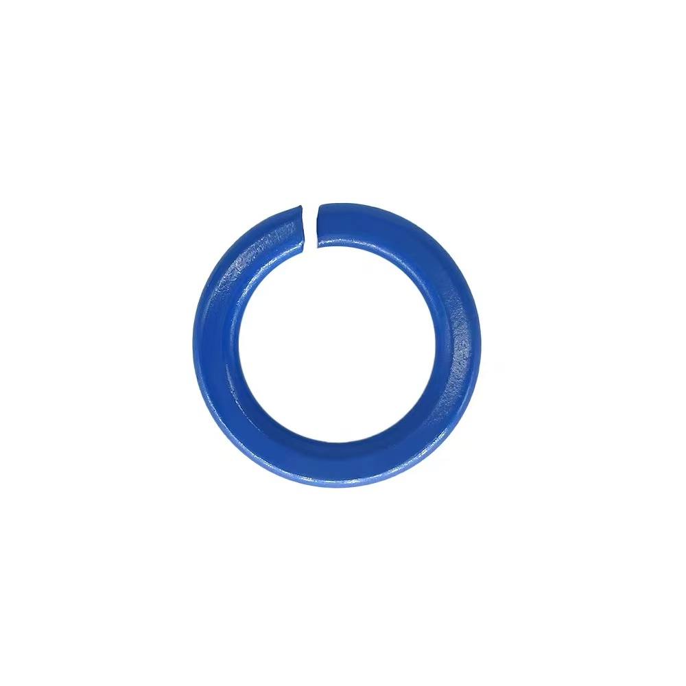Split Lock Washer Carbon Steel PTFE Xylan Coated, QAC Certified, For Offshore Petrochemical Assembly