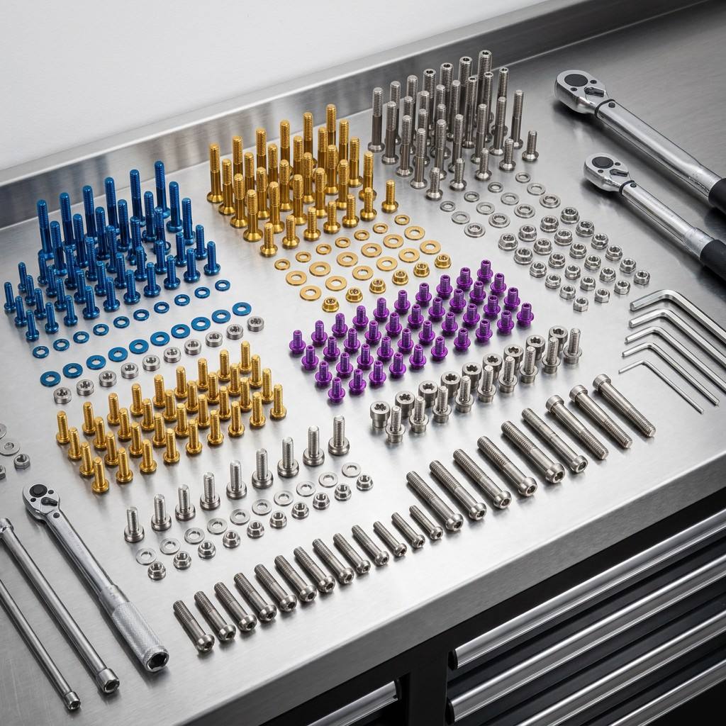 Custom CNC Titanium Fasteners GR5 Aerospace Grade Titanium Bolts for Racing &amp; Industrial Use - OEM/ODM Wholesale Solutions