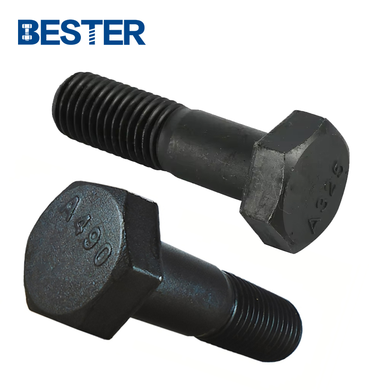 Galvanized A307 M33 M36 Grade 8.8 10.9 12.9 DIN933 DIN931 ASTM A193 ASTM A325 A325M A490 A490 Heavy Duty Hex Bolt