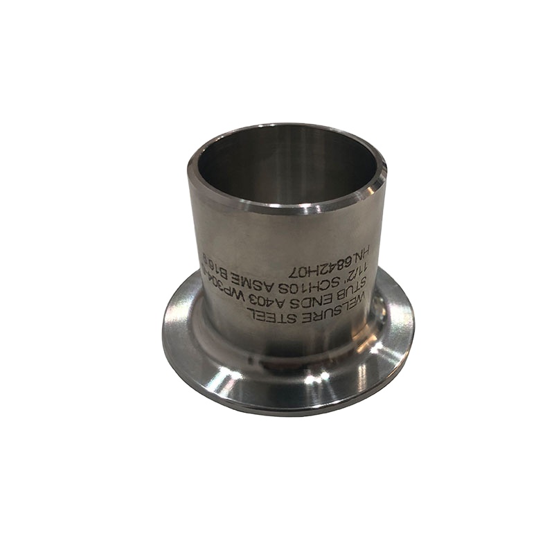 Alloy Carbon Steel Lap Joint Flange Pipe Fittings 6\" SCH10S Stub End Stainless Steel WP316/316L Forging 50mm 10mm 12mm 30mm