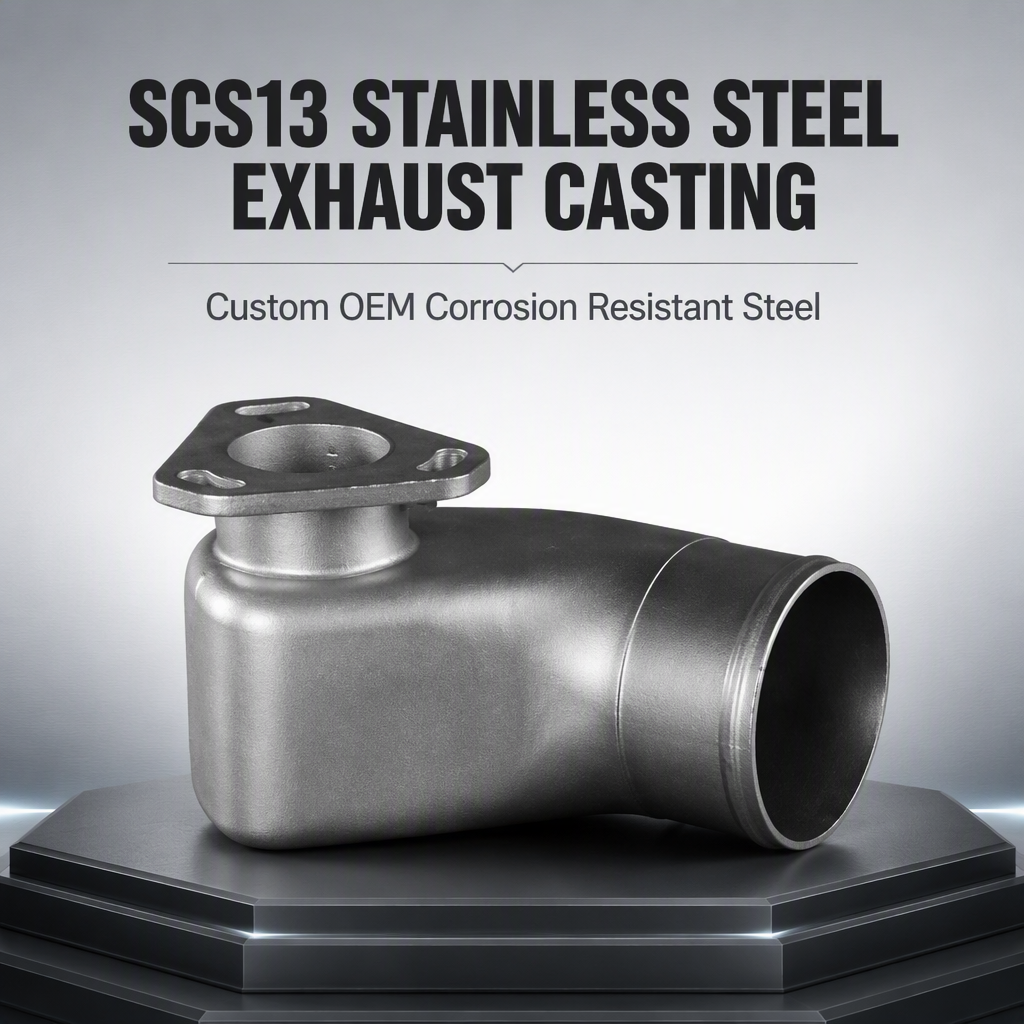 Custom SCS13 Stainless Steel Exhaust Elbow Investment Casting OEM Corrosion Resistant High Temperature Marine Industrial
