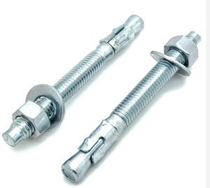 Manufacturer Wholesale Galvanized Carbon Steel Head Expansion Wedge Anchor Bolts 3/4 Thread TiCN Coated