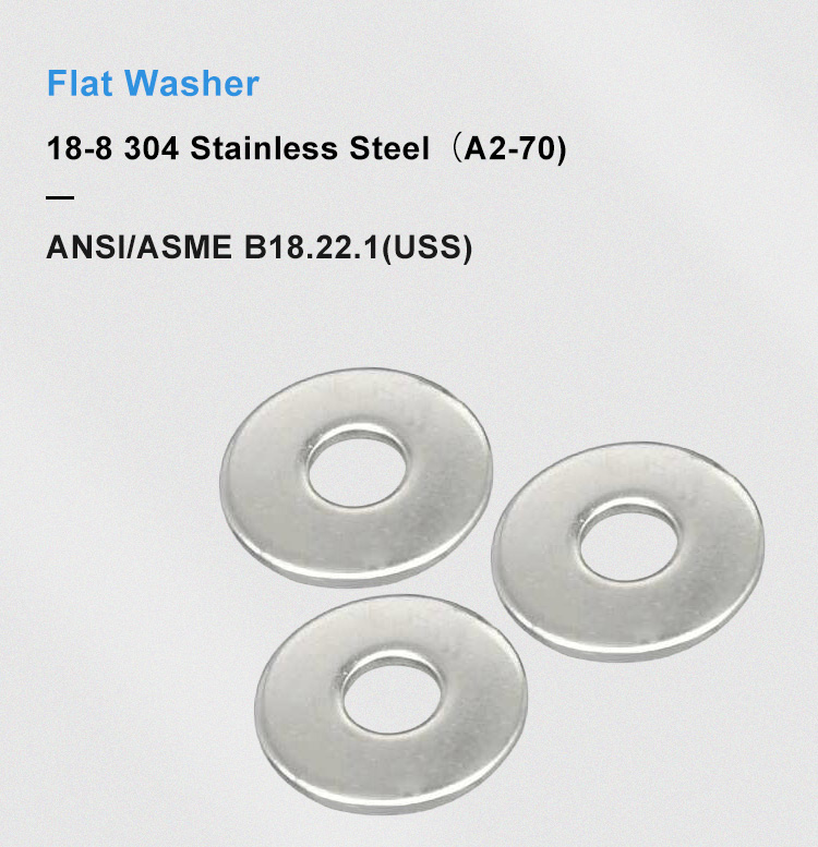 A2-70 Stainless Steel Large Size Flat Washer