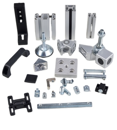 Manufacturer Assembly Supplier Fastener Corner Fitting Universal Connector Hardware Screws And Nuts Aluminum Profile Accessories