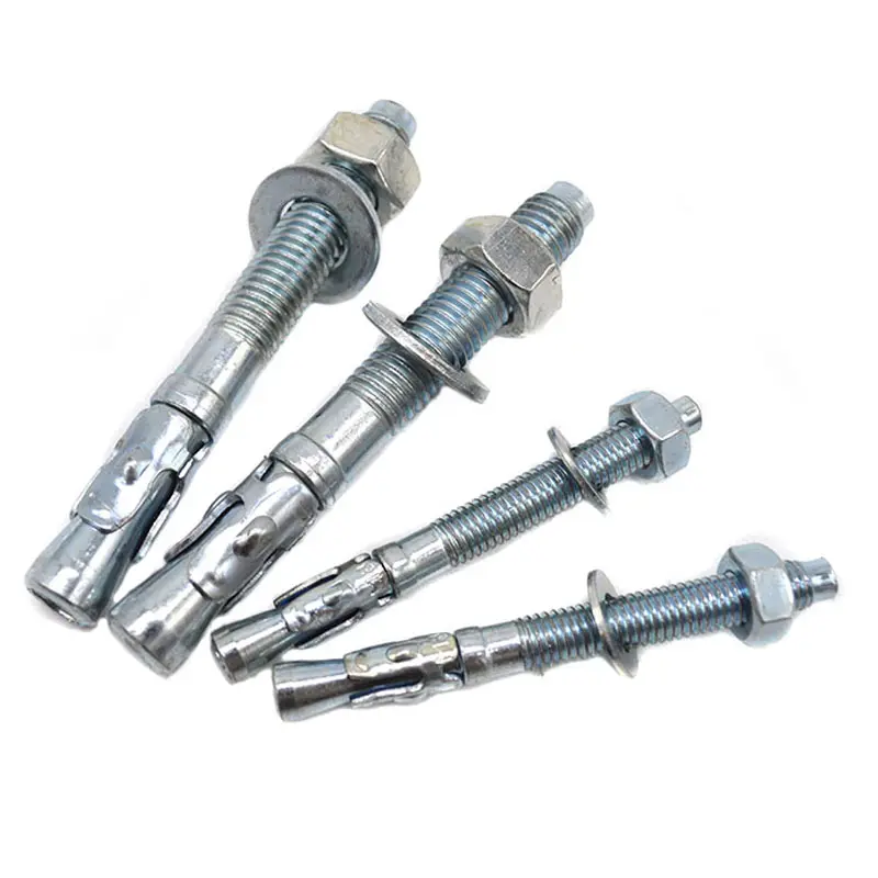 High Anchor Standard Durable Treatment Galvanized 4.8 6.8 8.8 Grade Carbon Steel M8 Wedge Anchor Bolts