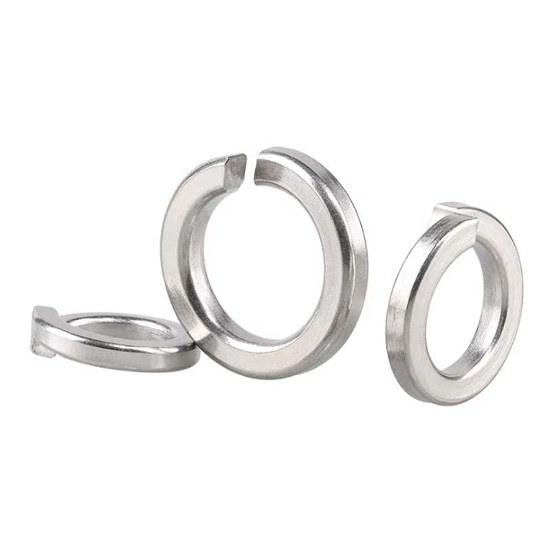 Stainless Steel Zinc Plated Plain Finish Thick Split Spring Lock Washers Elastic M2-M24 Sizes