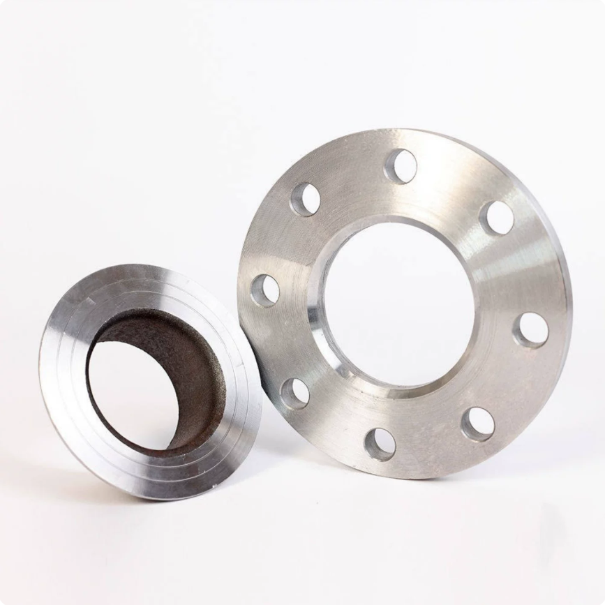 OEM Custom 304 Stainless Steel Lap Joint Flange Assembly Forged Flange Ring and Stub End for Pipe Connection Components
