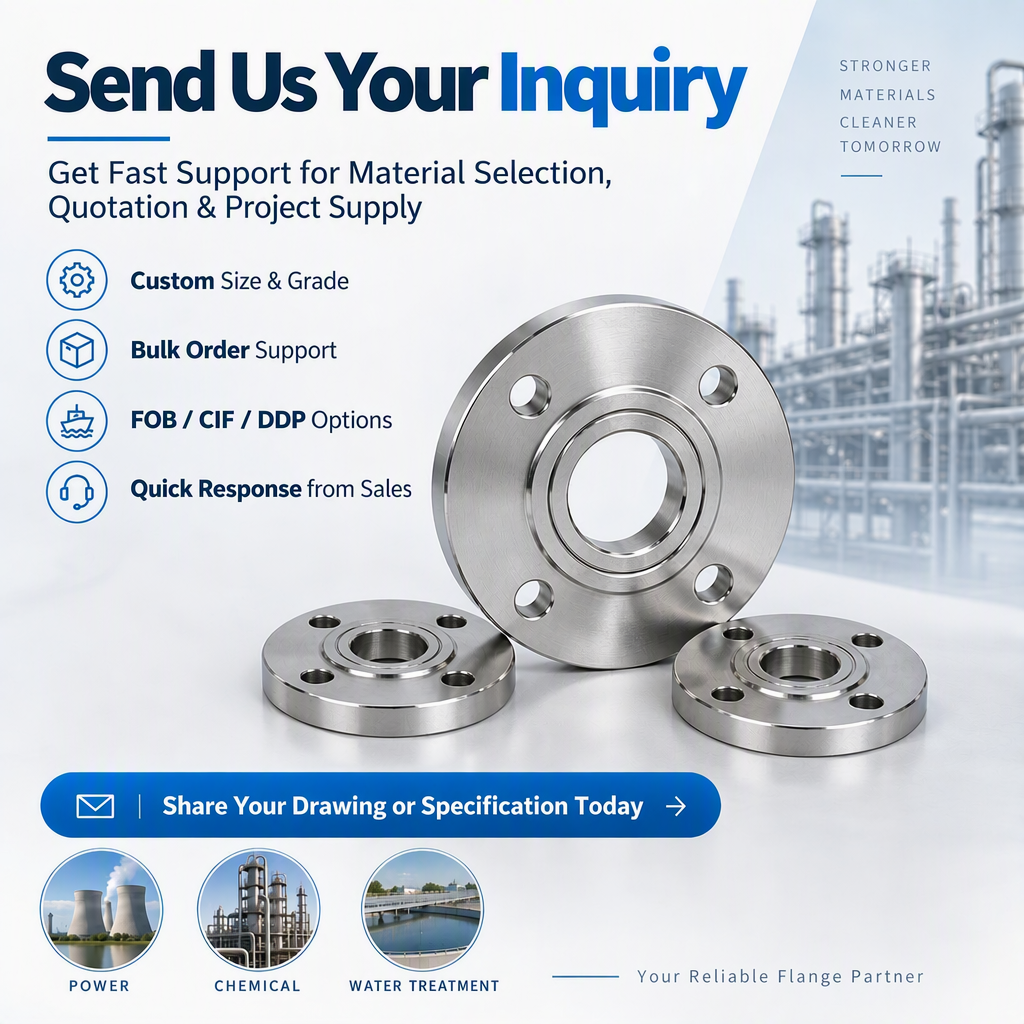 Duplex 2205 Stainless Steel Pipe Flange Connection For Water Valves