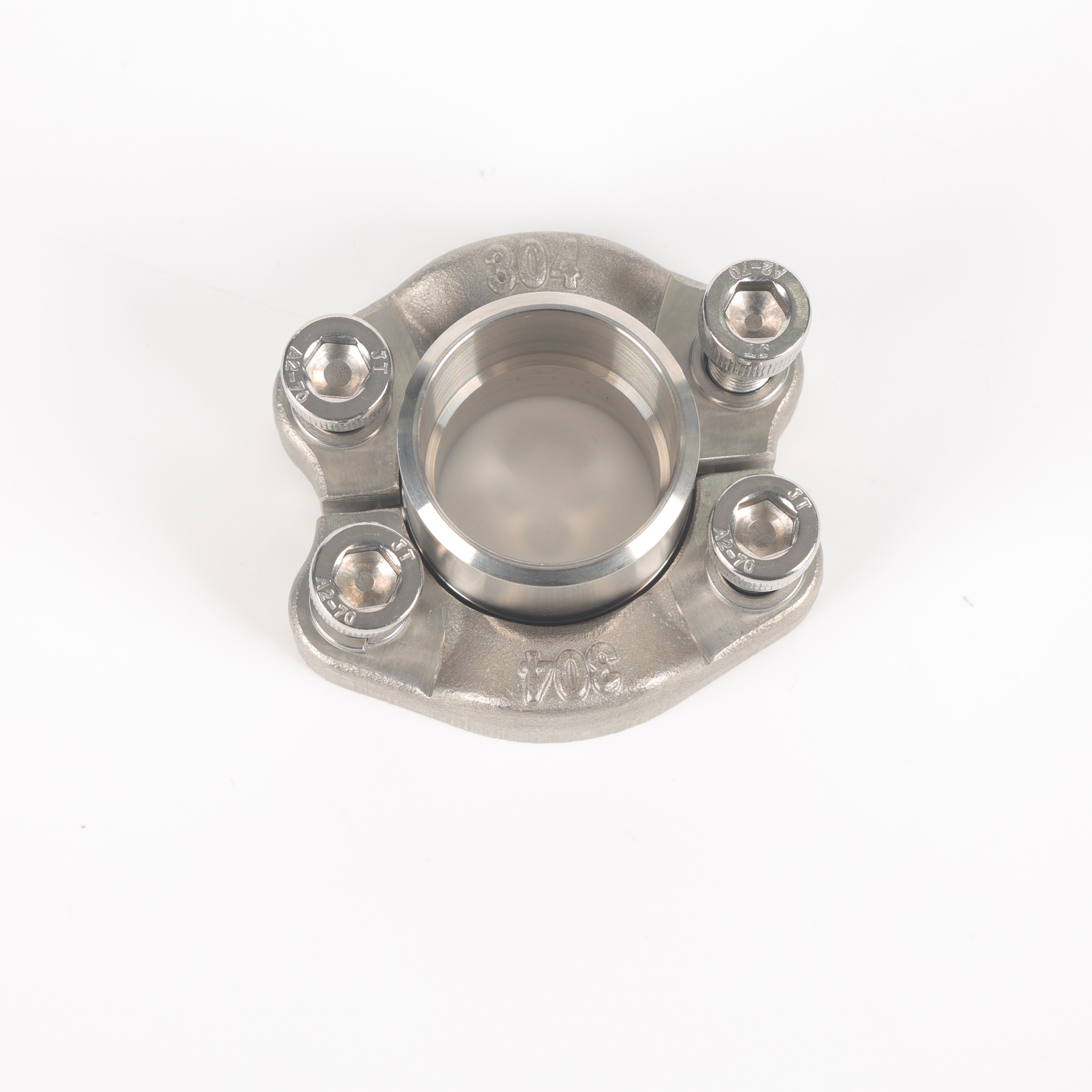 Hot Selling SAE Weld Neck Flange Stainless Steel Forged Polished with Locking Elements for Engineering Machinery