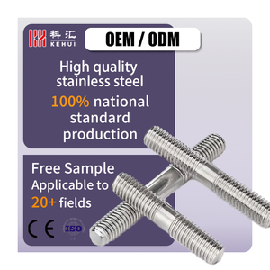 A2 A4 Stainless Steel Double End Stud Bolt SS304 SS316