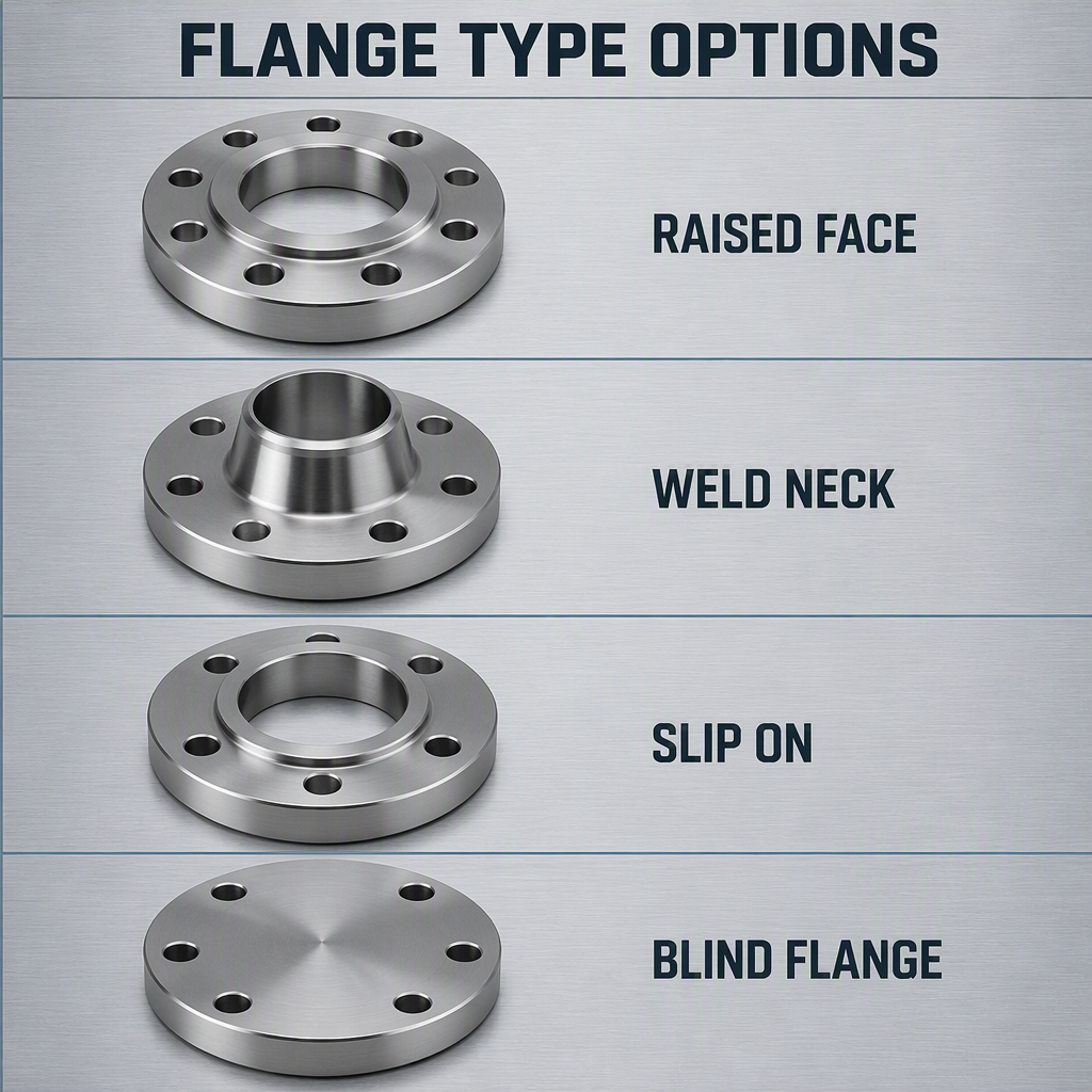 Custom Machined Metal Pipe Flange OEM ODM Raised Face Weld Neck Slip on Blind Flange for Industrial Bulk Wholesale