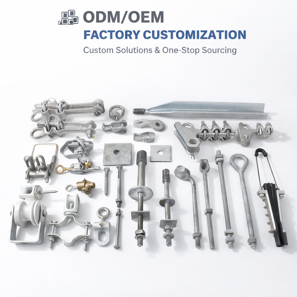 Wholesale Double End Stud High Strength ASTM A193 B7 Hot Dip Galvanized For Utility Pole Crossarm Connection Bolting