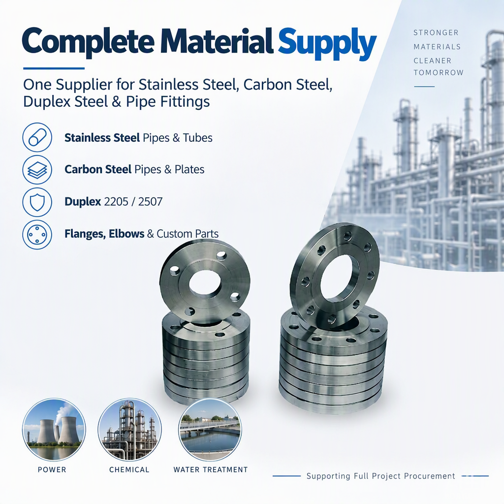 Duplex 2205 Stainless Steel Pipe Flange Connection For Water Valves