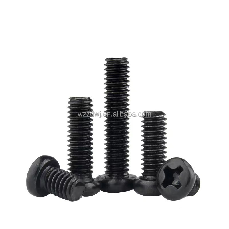 Cross Recessed Screw Pan Head Cross Screw Carbon Steel Universal Fastener
