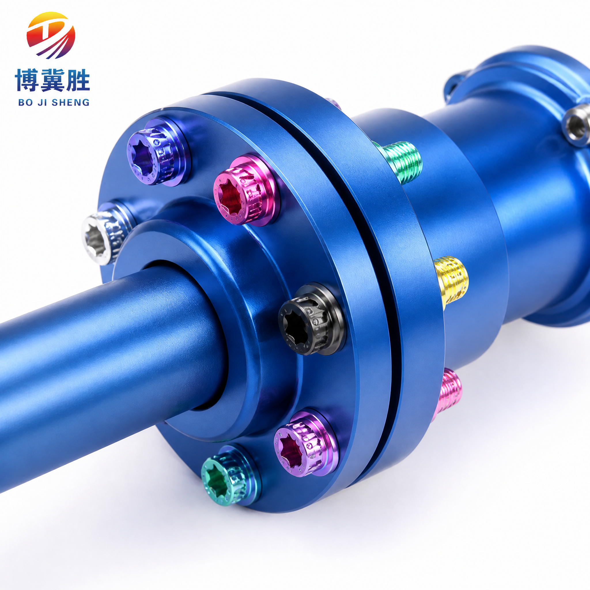 High-Strength Gr5 Titanium Hexagon Flange Bolts for Motorcycle