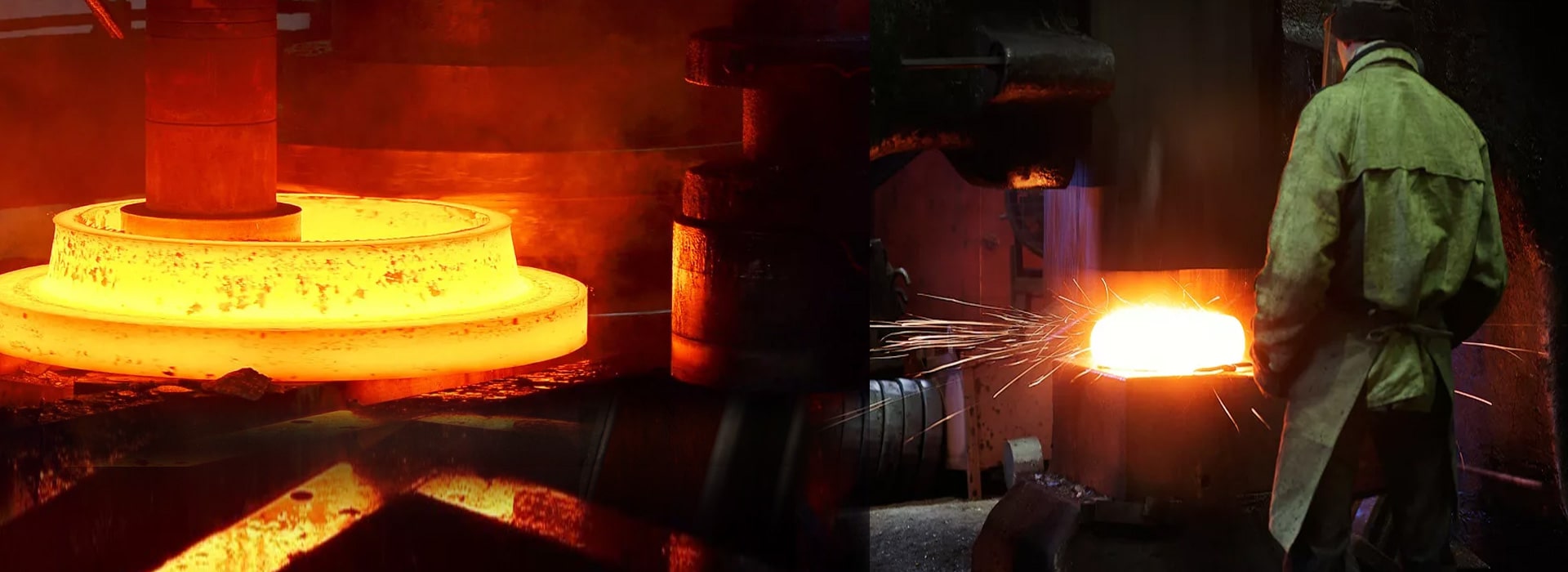 Forged steel flanges installed in oil and gas pipelines