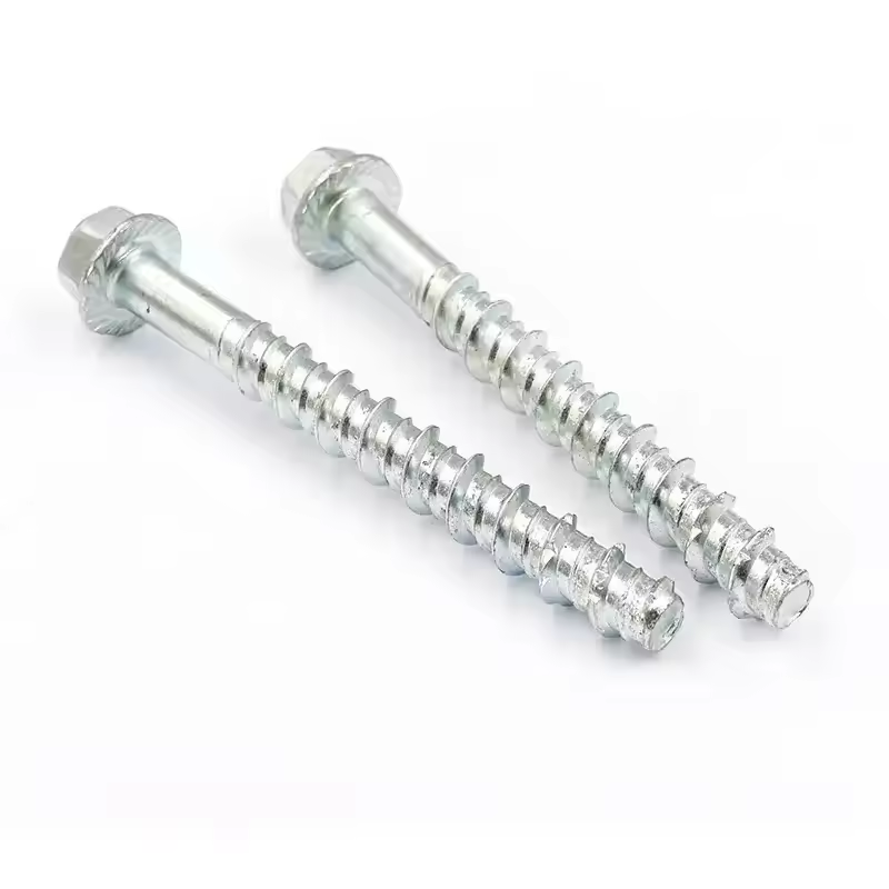 Concrete Thread Self Cutting Anchor Bolt Bolts Hexagonal Flange Cement Screws Self Tapping Anchor Bolts