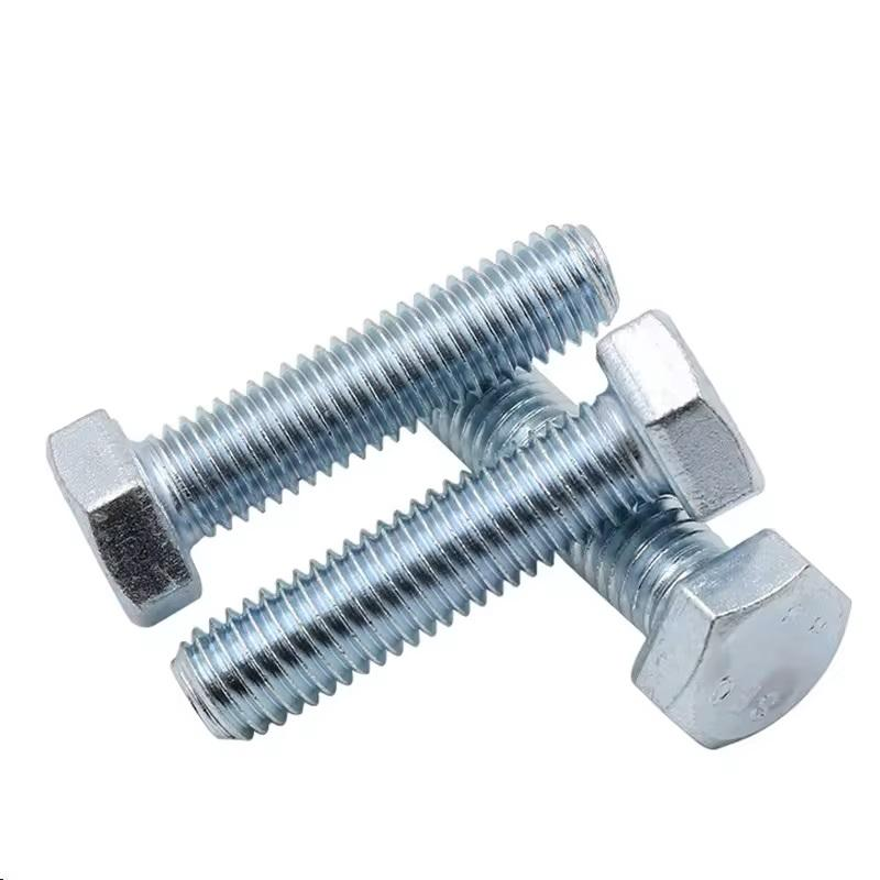 A325 Grade 8.8 Hex Bolt Nut DIN931/DIN933 Standard Carbon Steel Galvanized Surface Treatment High Tensile Bolts