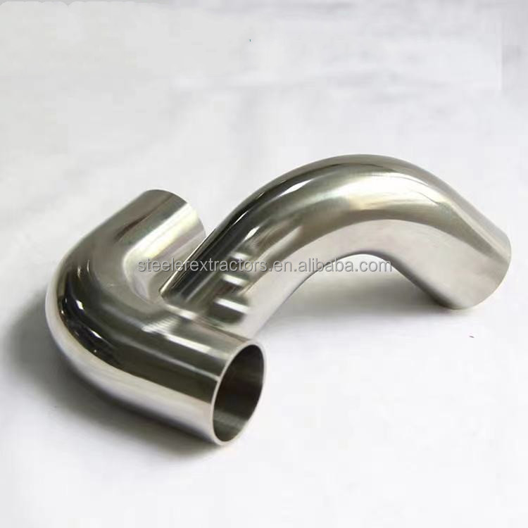 SS304 316L Seamless Tubing Sanitary Long Radius Elbow 90 Degree